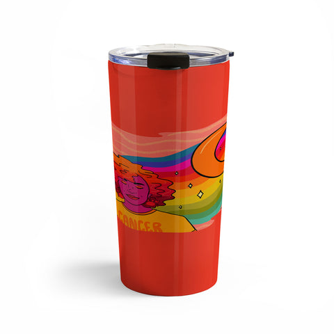 Doodle By Meg Cancer Babe Travel Mug