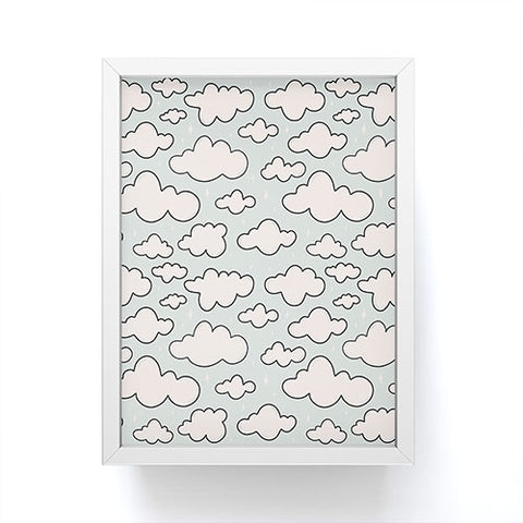 Doodle By Meg Cloud Print Framed Mini Art Print