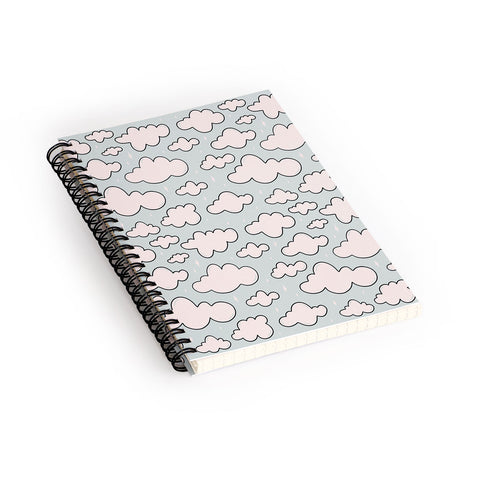 Doodle By Meg Cloud Print Spiral Notebook