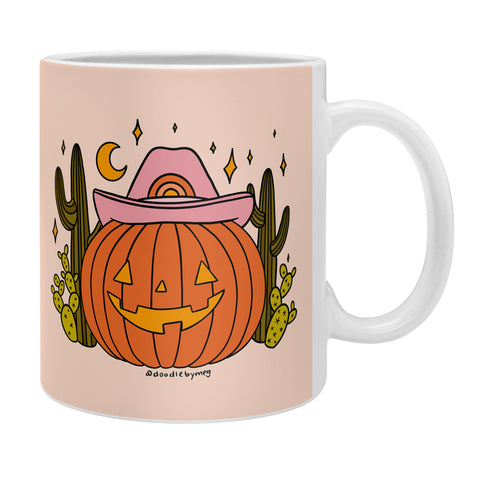 Doodle By Meg Cowboy Pumpkin Coffee Mug