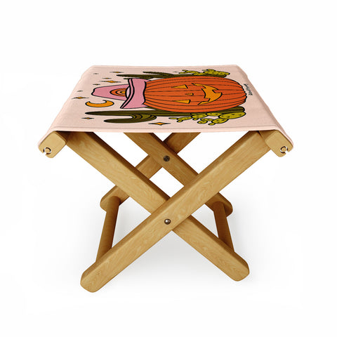 Doodle By Meg Cowboy Pumpkin Folding Stool