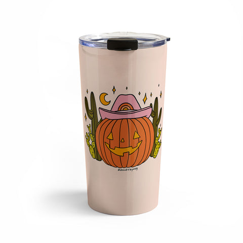 Doodle By Meg Cowboy Pumpkin Travel Mug