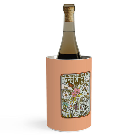Doodle By Meg Iowa Wildflowers Wine Chiller