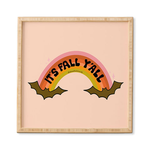 Doodle By Meg Its Fall Yall Framed Wall Art