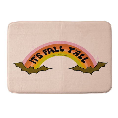 Doodle By Meg Its Fall Yall Memory Foam Bath Mat