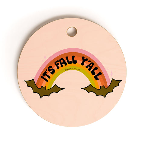 Doodle By Meg Its Fall Yall Cutting Board Round