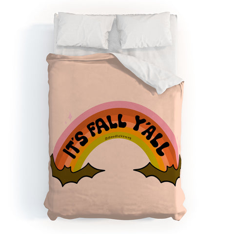 Doodle By Meg Its Fall Yall Duvet Cover
