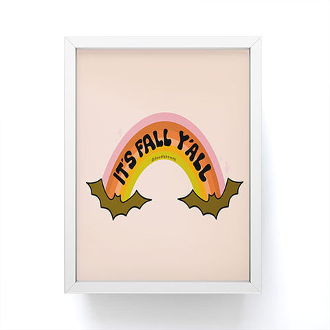 Doodle By Meg Its Fall Yall Framed Mini Art Print
