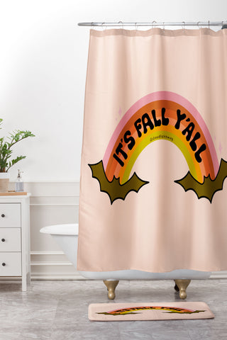 Doodle By Meg Its Fall Yall Shower Curtain And Mat