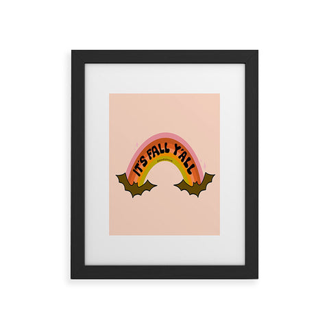 Doodle By Meg Its Fall Yall Framed Art Print