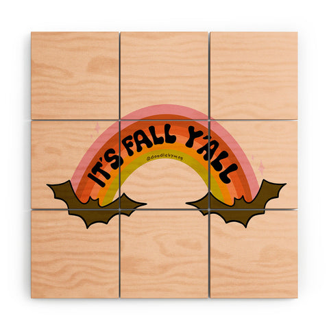Doodle By Meg Its Fall Yall Wood Wall Mural
