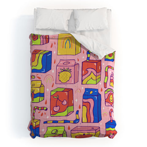 Doodle By Meg Juice Box Print Comforter