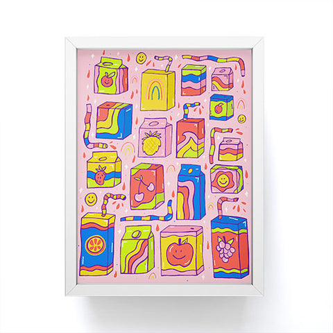 Doodle By Meg Juice Box Print Framed Mini Art Print