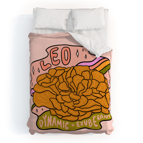 Doodle By Meg Leo Mushroom Duvet Cover
