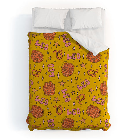 Doodle By Meg Leo Print Duvet Cover