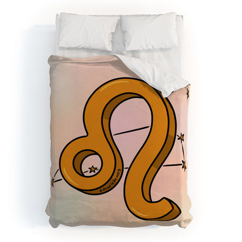 Doodle By Meg Leo Symbol Duvet Cover