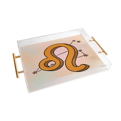Doodle By Meg Leo Symbol Acrylic Tray