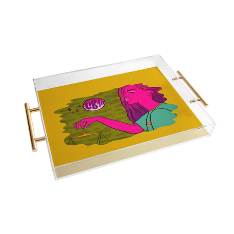 Doodle By Meg Libra Babe Acrylic Tray