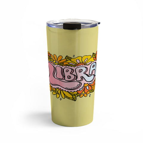 Doodle By Meg Libra Flowers Travel Mug