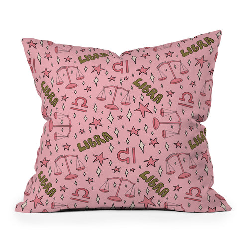 Doodle By Meg Libra Print Outdoor Throw Pillow