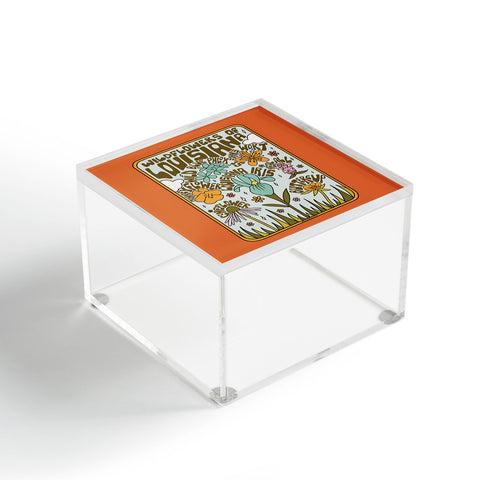Doodle By Meg Louisiana Wildflowers Acrylic Box