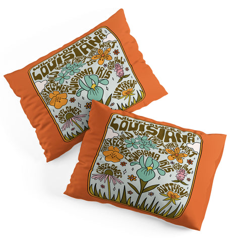 Doodle By Meg Louisiana Wildflowers Pillow Shams