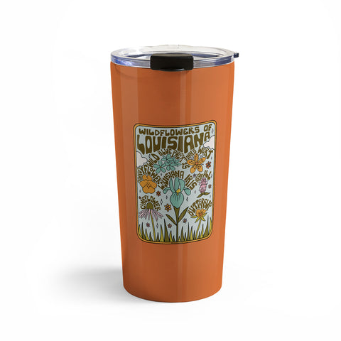 Doodle By Meg Louisiana Wildflowers Travel Mug