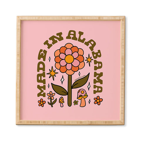 Doodle By Meg Made In Alabama Framed Wall Art