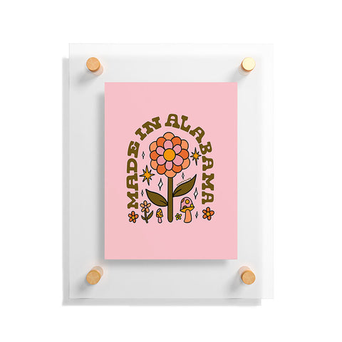 Doodle By Meg Made In Alabama Floating Acrylic Print