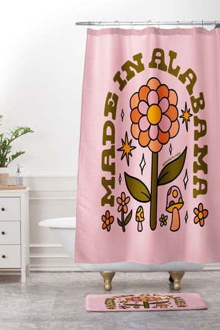 Doodle By Meg Made In Alabama Shower Curtain And Mat