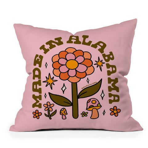 Doodle By Meg Made In Alabama Throw Pillow