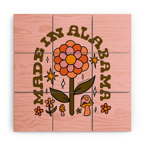 Doodle By Meg Made In Alabama Wood Wall Mural