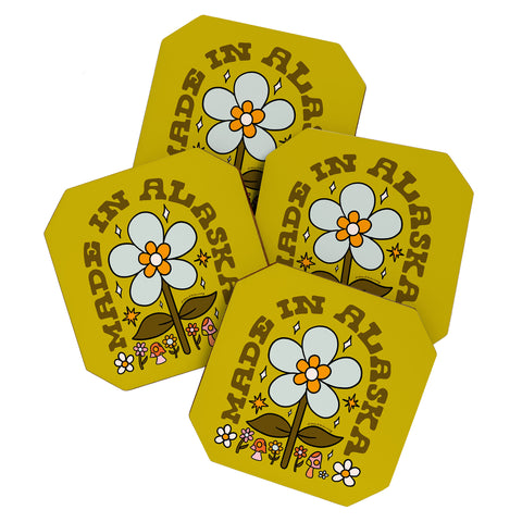 Doodle By Meg Made In Alaska Coaster Set