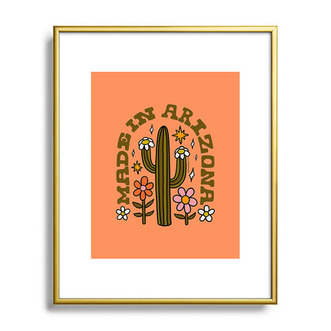 Doodle By Meg Made In Arizona Metal Framed Art Print