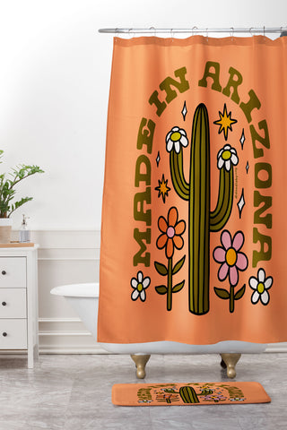 Doodle By Meg Made In Arizona Shower Curtain And Mat