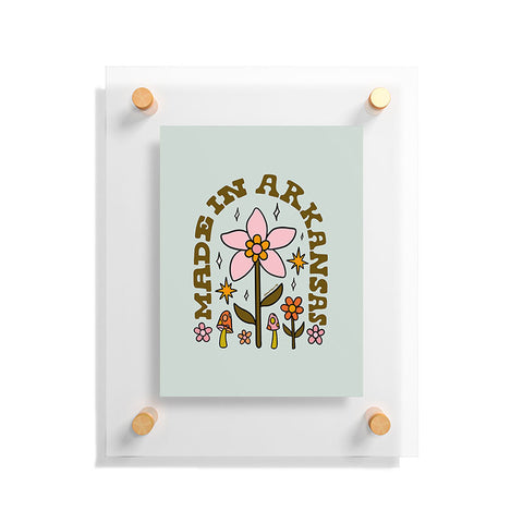Doodle By Meg Made In Arkansas Floating Acrylic Print