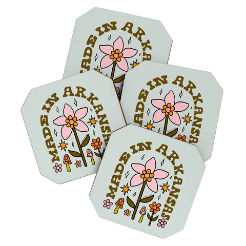 Doodle By Meg Made In Arkansas Coaster Set