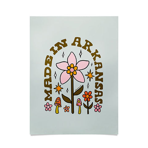 Doodle By Meg Made In Arkansas Poster