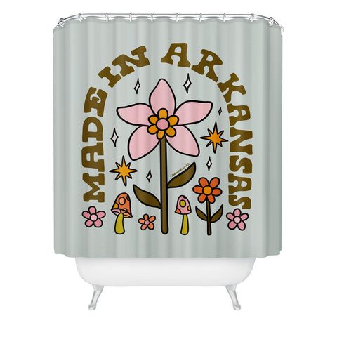 Doodle By Meg Made In Arkansas Shower Curtain