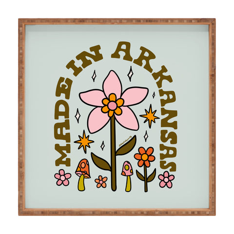 Doodle By Meg Made In Arkansas Square Tray