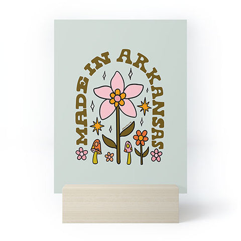 Doodle By Meg Made In Arkansas Mini Art Print