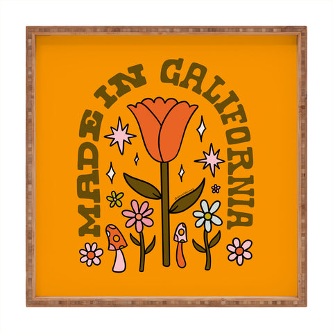 Doodle By Meg Made In California Square Tray