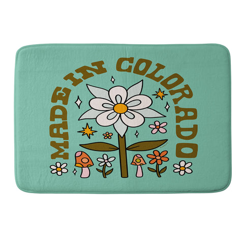 Doodle By Meg Made In Colorado Memory Foam Bath Mat