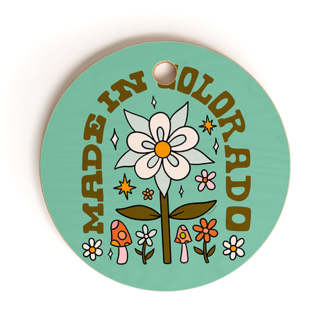 Doodle By Meg Made In Colorado Cutting Board Round