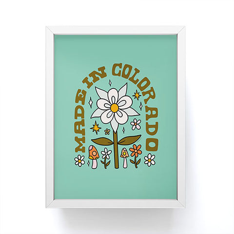 Doodle By Meg Made In Colorado Framed Mini Art Print