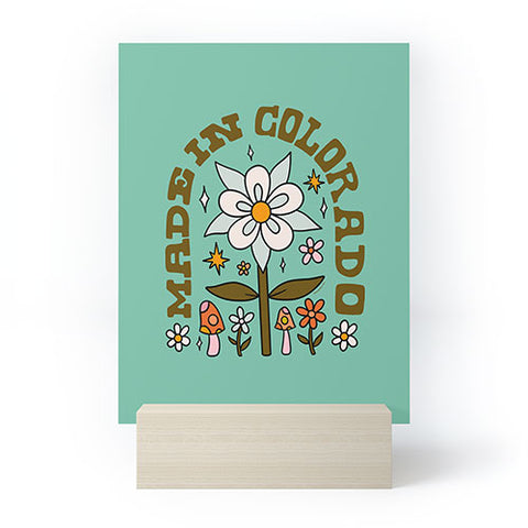 Doodle By Meg Made In Colorado Mini Art Print