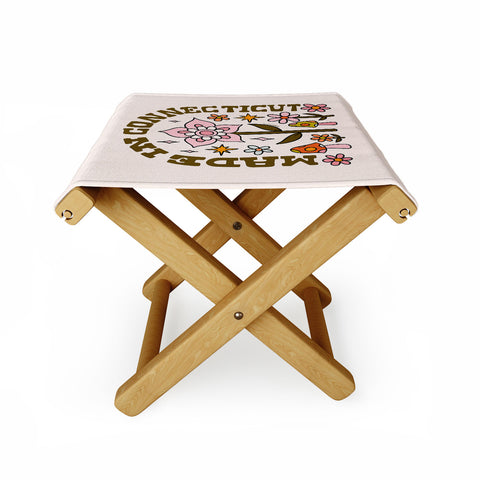 Doodle By Meg Made In Connecticut Folding Stool