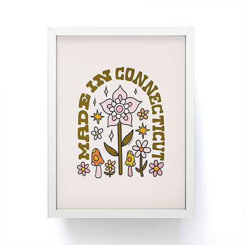 Doodle By Meg Made In Connecticut Framed Mini Art Print