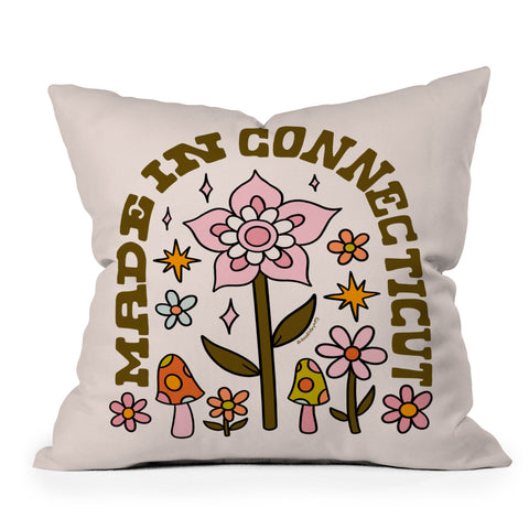 Doodle By Meg Made In Connecticut Throw Pillow