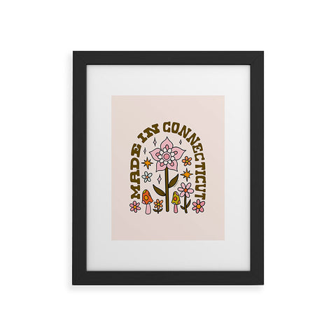 Doodle By Meg Made In Connecticut Framed Art Print